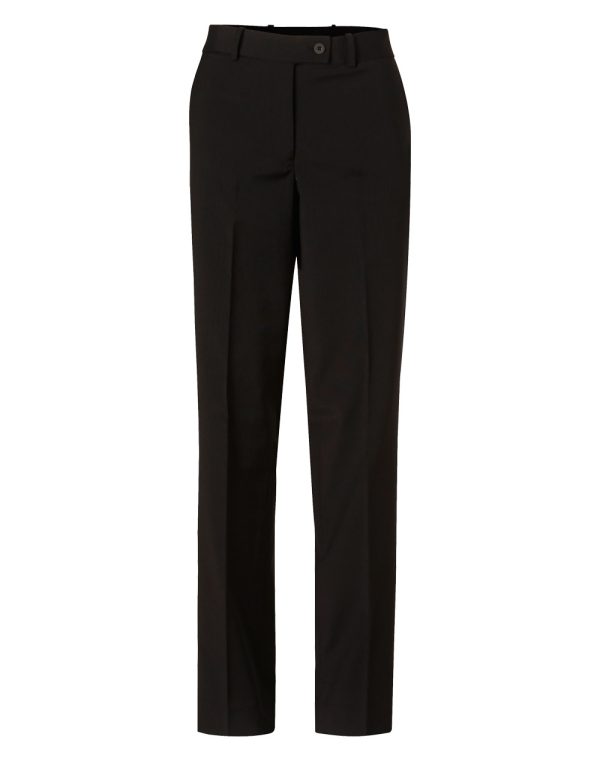 Women's Slim Leg Flexi Waist Pants in Wool Stretch - Image 5