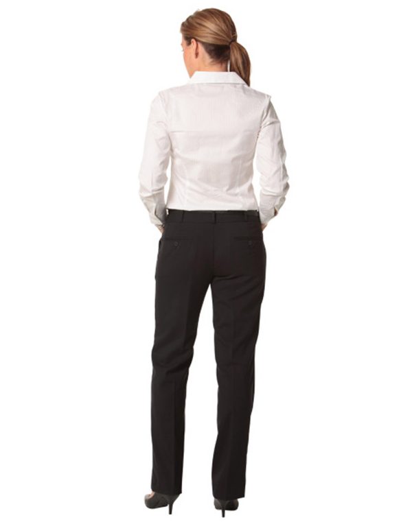 Women's Low Rise Pants in Wool Stretch - Image 2