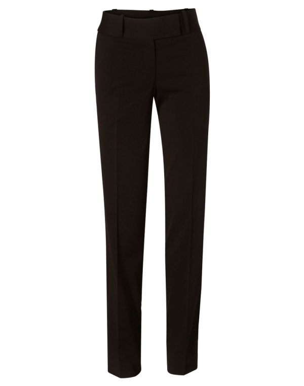 Women's Low Rise Pants in Poly/Viscose Stretch - Image 3