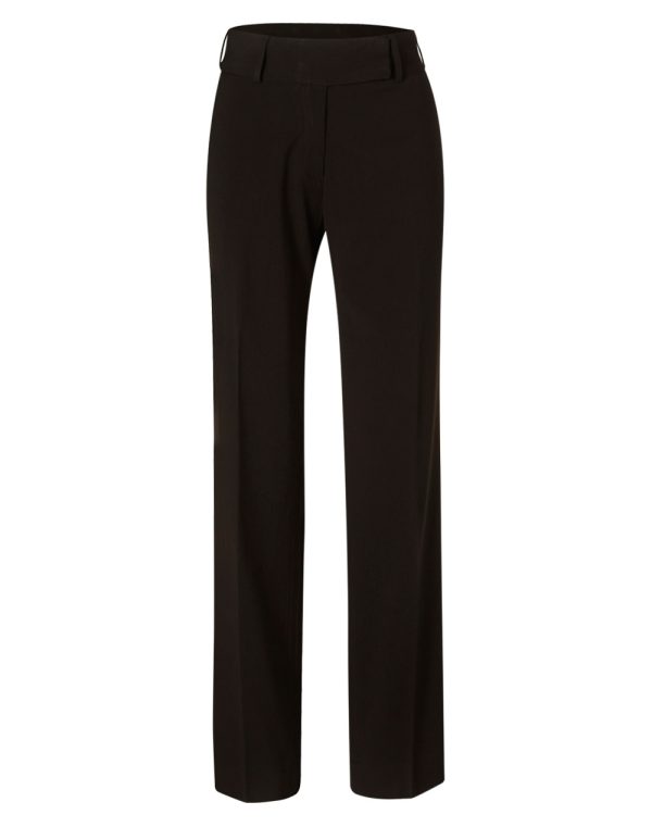Women's Low Rise Pants in Poly/Viscose Stretch Stripe - Image 3