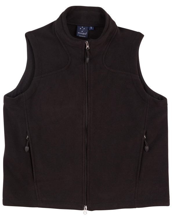 Man's bonded polar fleece vest - Image 3