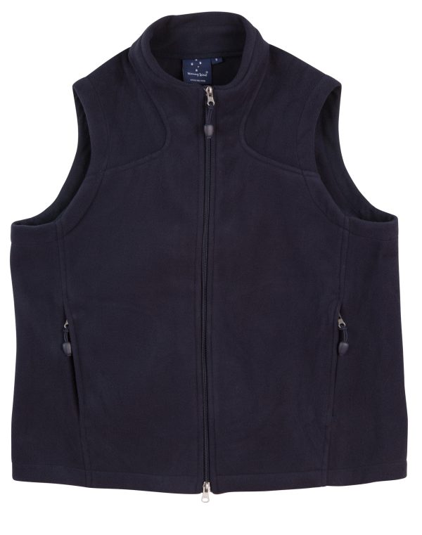 Man's bonded polar fleece vest - Image 4