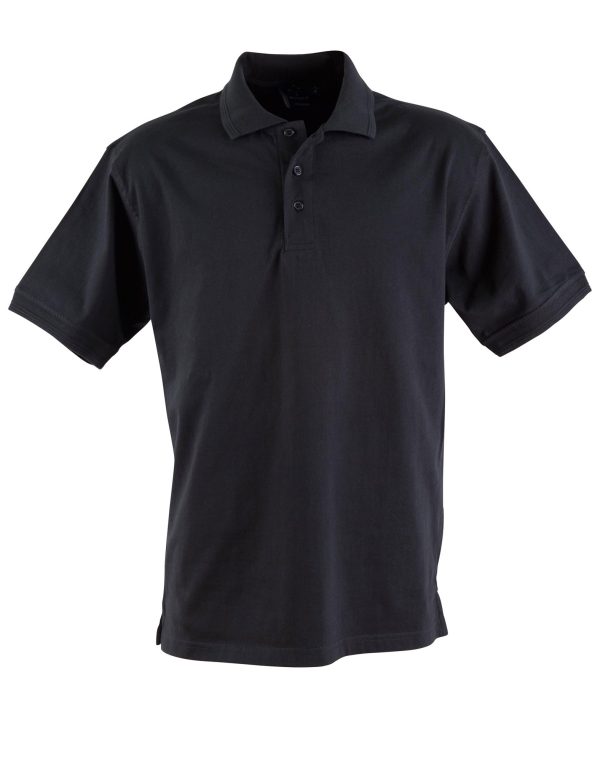 unisex cotton jersey polo - Image 2