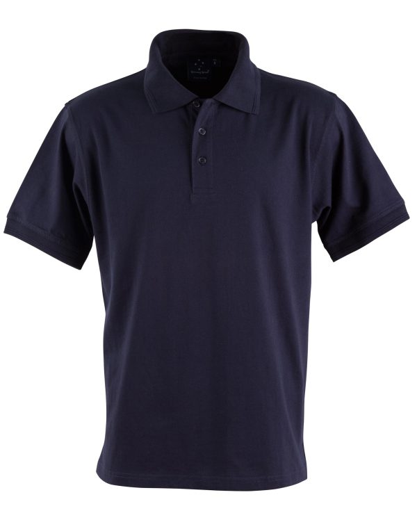 unisex cotton jersey polo - Image 4