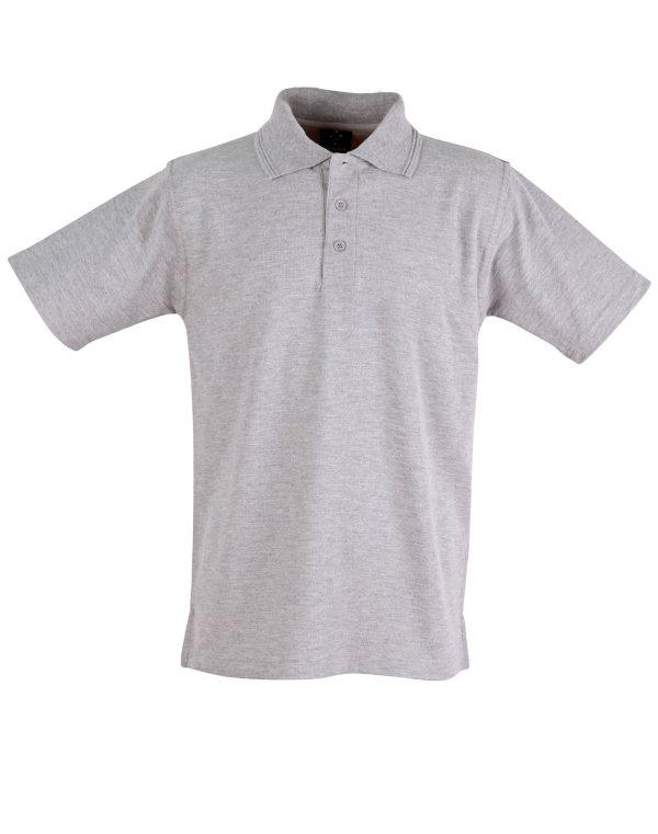 Unisex poly/cotton pique S/L - Image 6