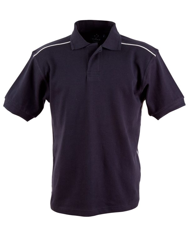 Men's pure cotton contrast piping - Image 4