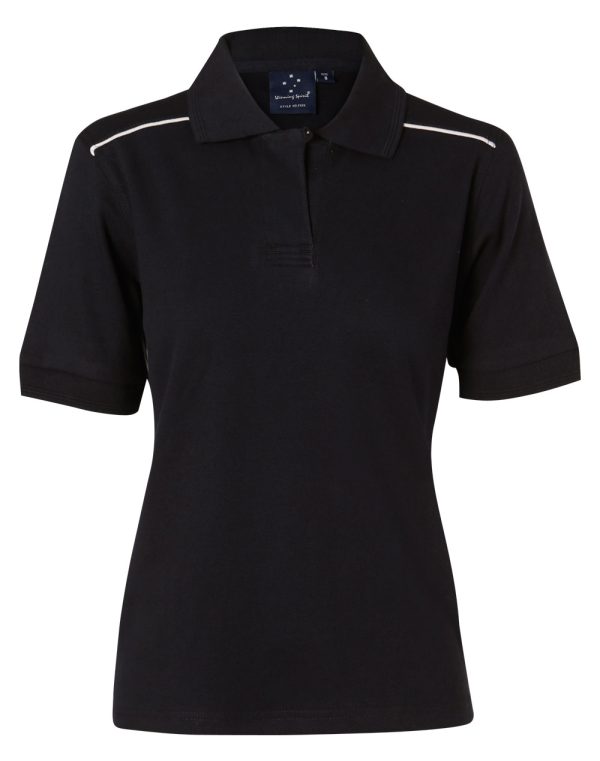 ladies' pure cotton contrast piping - Image 4