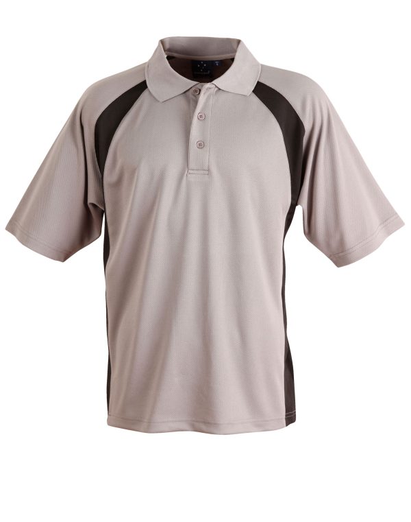 Men's CoolDry Micro-mesh Contrast Colour Polo - Image 4