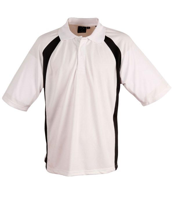 Men's CoolDry Micro-mesh Contrast Colour Polo - Image 10