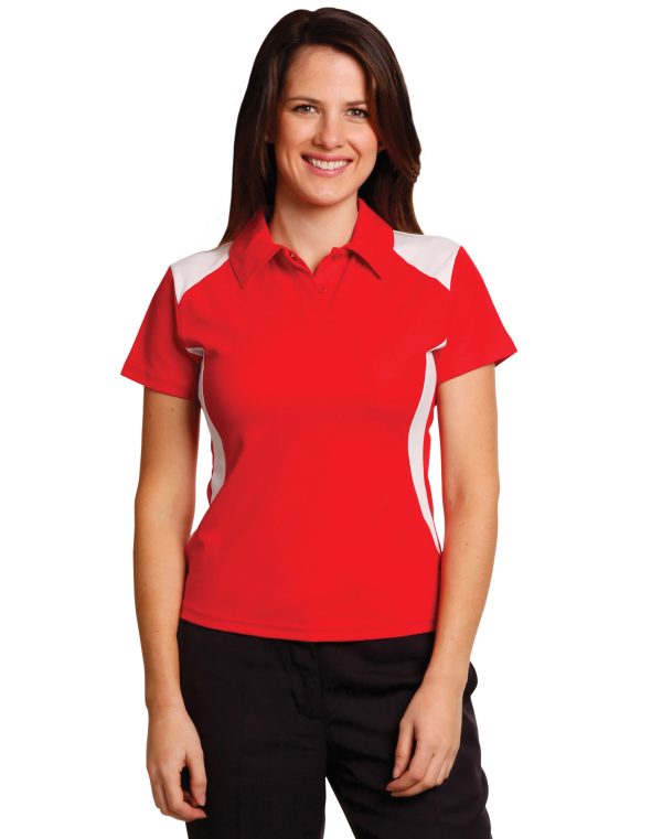 Ladies' Truedry S/S Contrast Polo - Image 2