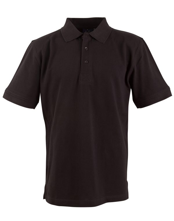 mens S/S pique polo - Image 3