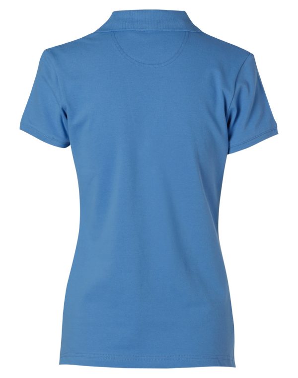 ladies S/S pique polo - Image 2