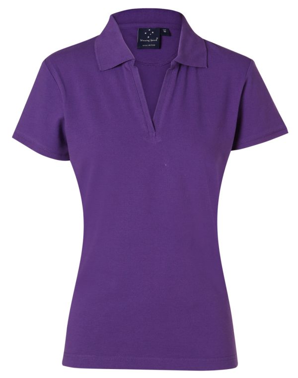 ladies S/S pique polo - Image 10