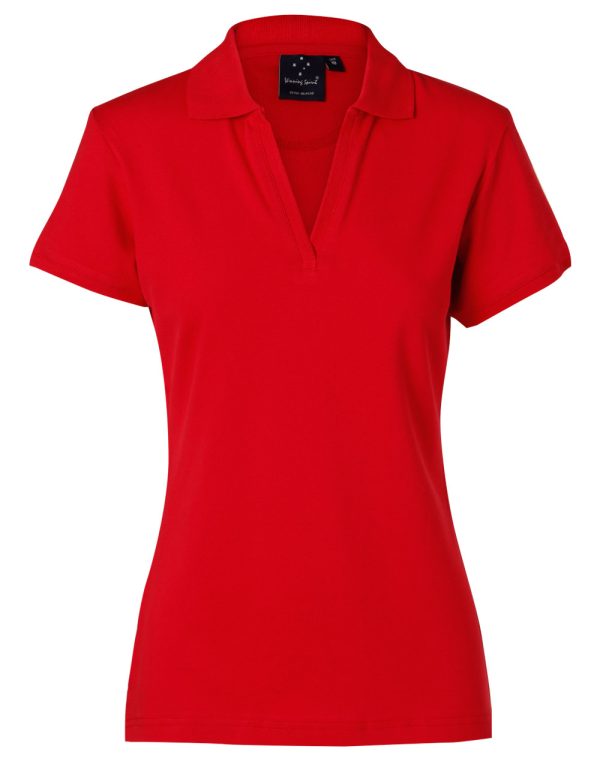 ladies S/S pique polo - Image 11