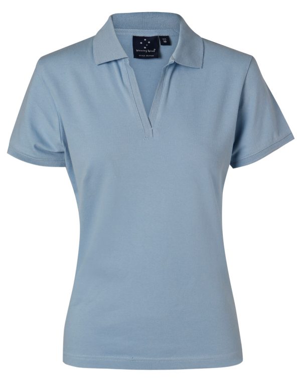 ladies S/S pique polo - Image 13