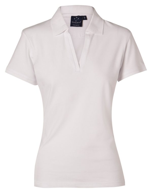 ladies S/S pique polo - Image 14
