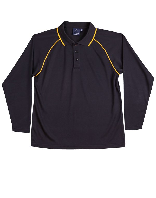 Kid's cooldry raglan L/S polo - Image 6