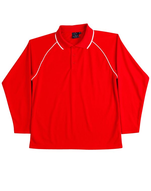 Kid's cooldry raglan L/S polo - Image 9