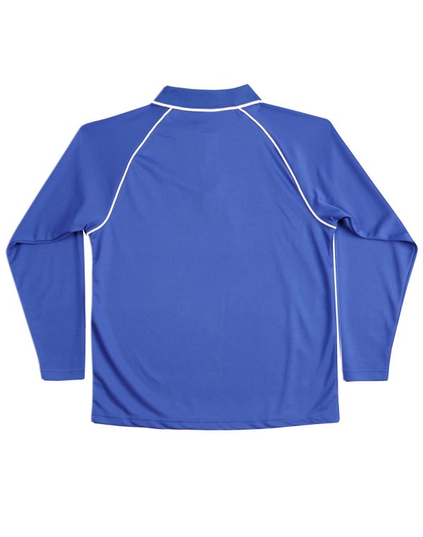 Kid's cooldry raglan L/S polo - Image 2
