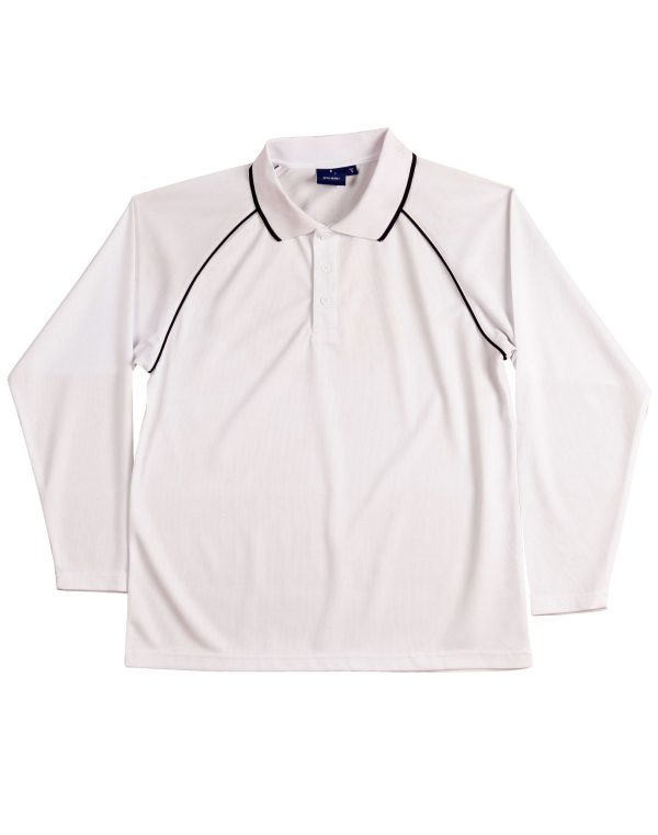 Kid's cooldry raglan L/S polo - Image 11