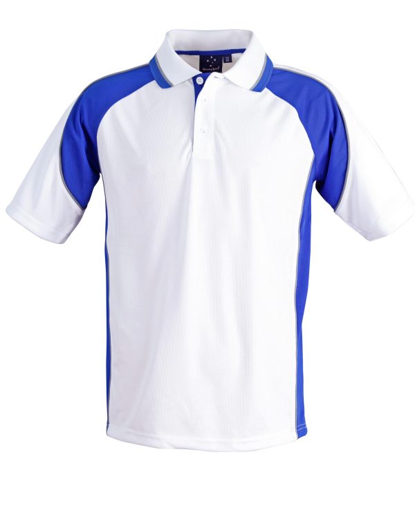 Kids' mini waffle CoolDry Polo - Image 6