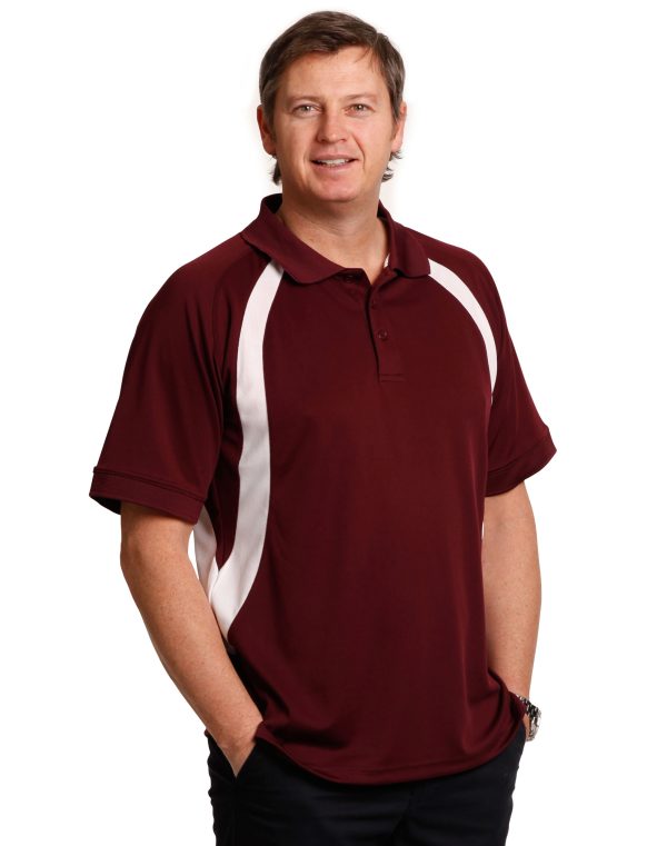Mens CoolDry Soft Mesh Polo - Image 2