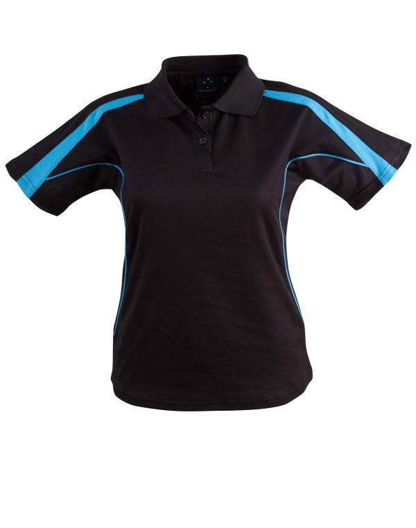 Ladies S/S Sport Polo truedry - Image 3