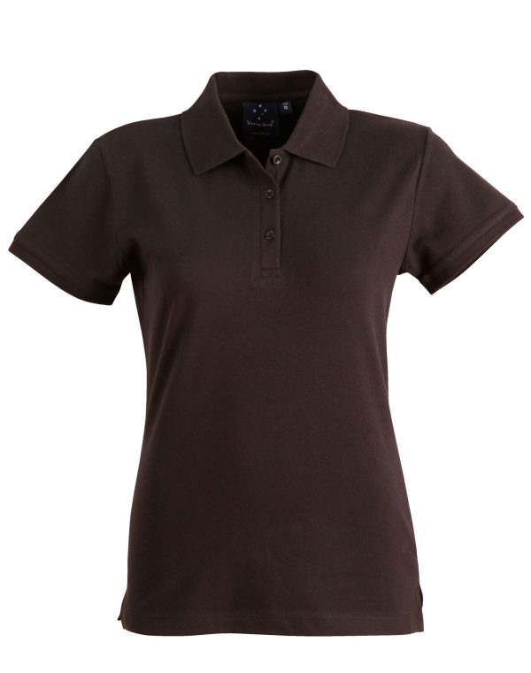 ladies cotton stretch polo - Image 4