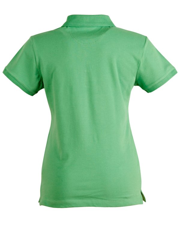 ladies cotton stretch polo - Image 2