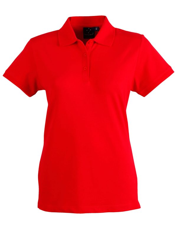 ladies cotton stretch polo - Image 9
