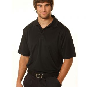 mens bamboo charcoal S/S Polo