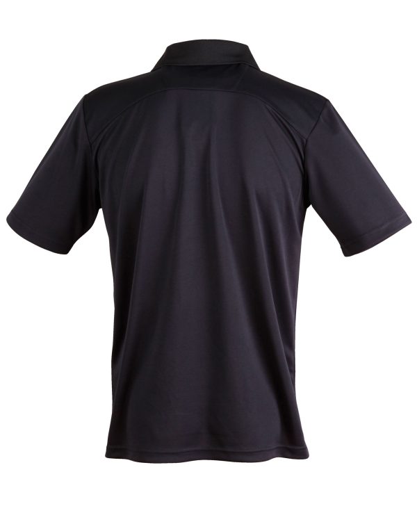 ladies bamboo charcoal S/S Polo - Image 2