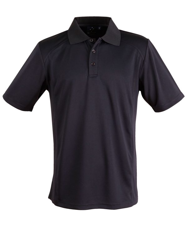 ladies bamboo charcoal S/S Polo - Image 4