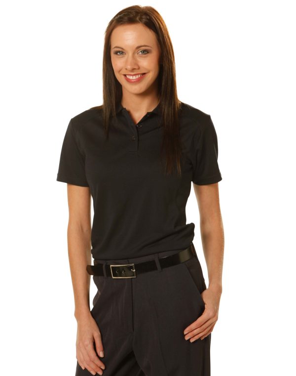 ladies bamboo charcoal S/S Polo