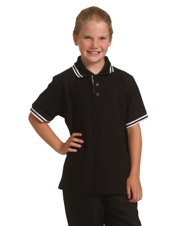 Kids' Truedry Contrast S/S Polo