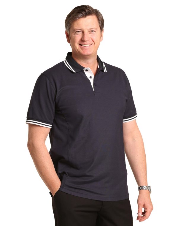 Men's Truedry Contrast S/S Polo - Image 2
