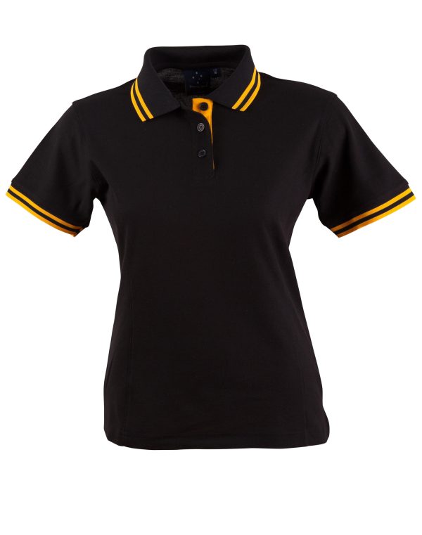 Ladies' Truedry Contrast S/S Polo - Image 3
