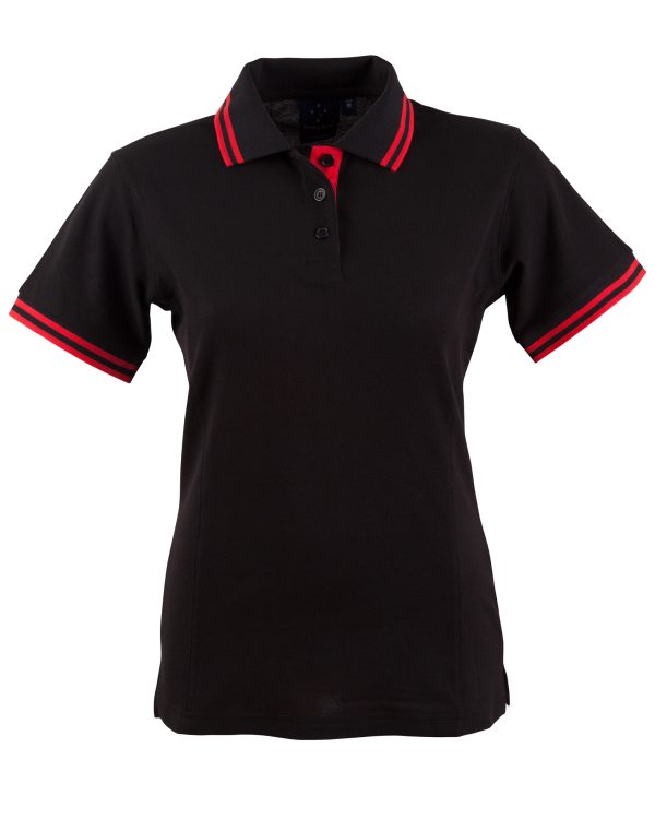 Ladies' Truedry Contrast S/S Polo - Image 4