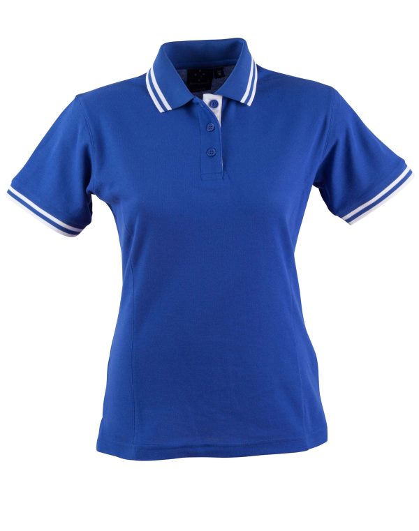 Ladies' Truedry Contrast S/S Polo - Image 10