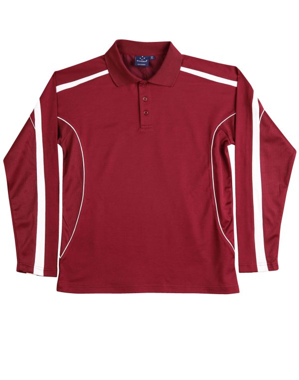 Kids' TrueDry Long Sleeve Polo - Image 6