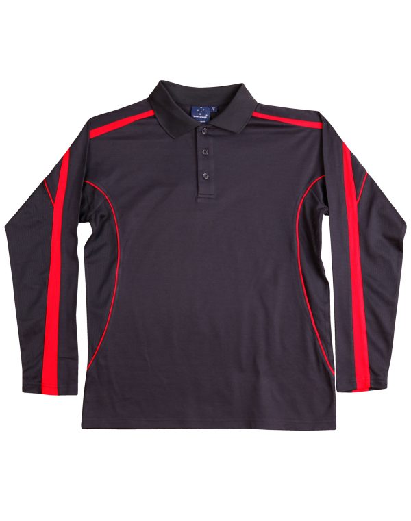 Kids' TrueDry Long Sleeve Polo - Image 8