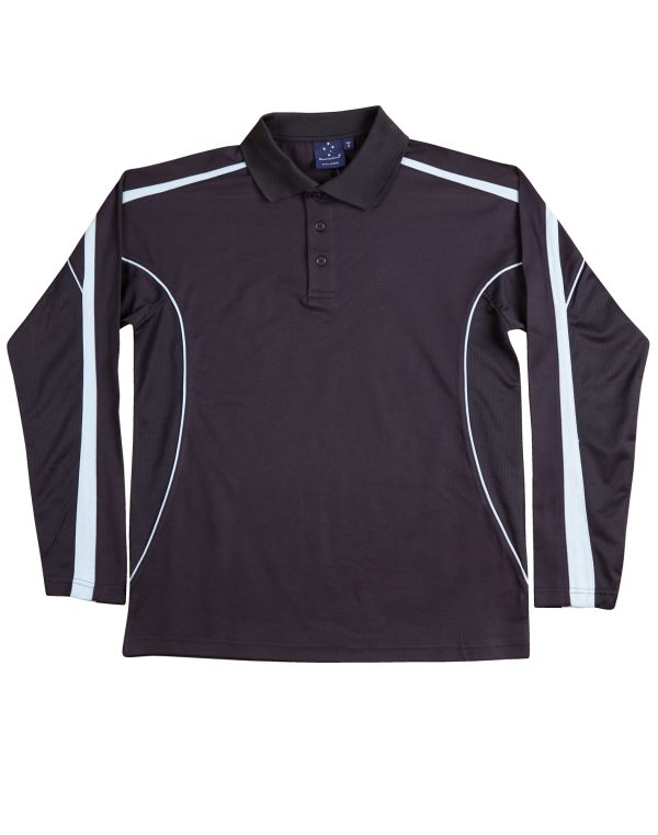 Kids' TrueDry Long Sleeve Polo - Image 9