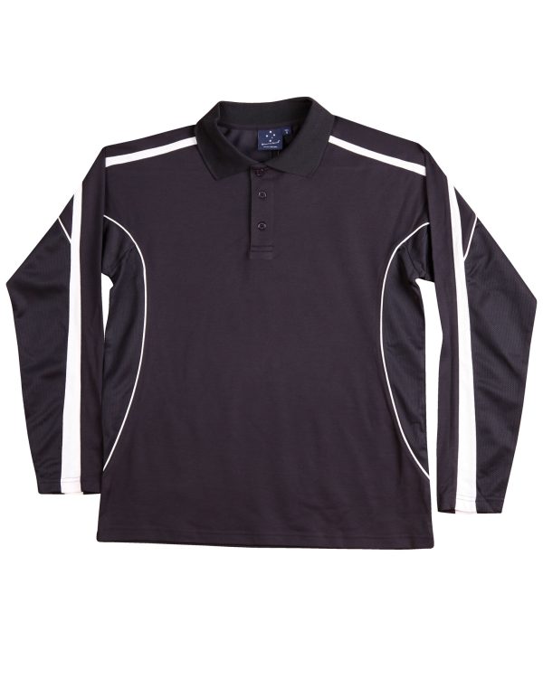 Kids' TrueDry Long Sleeve Polo - Image 10