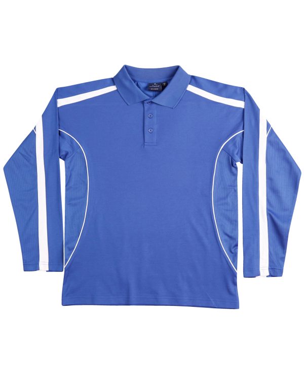 Kids' TrueDry Long Sleeve Polo - Image 11