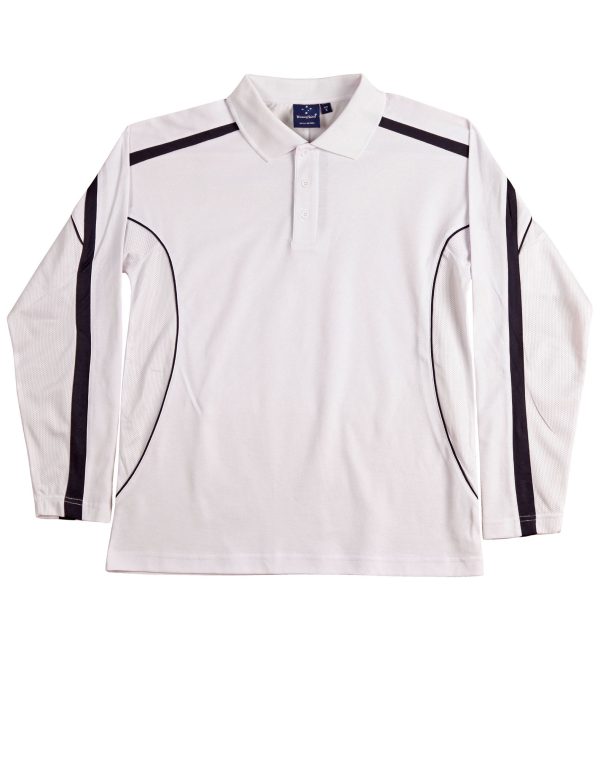 Kids' TrueDry Long Sleeve Polo - Image 12