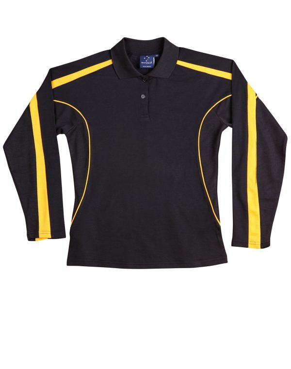 Ladies' TrueDry Long Sleeve Polo - Image 3