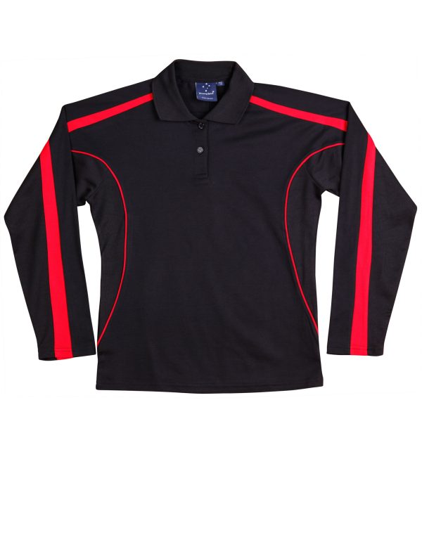 Ladies' TrueDry Long Sleeve Polo - Image 4