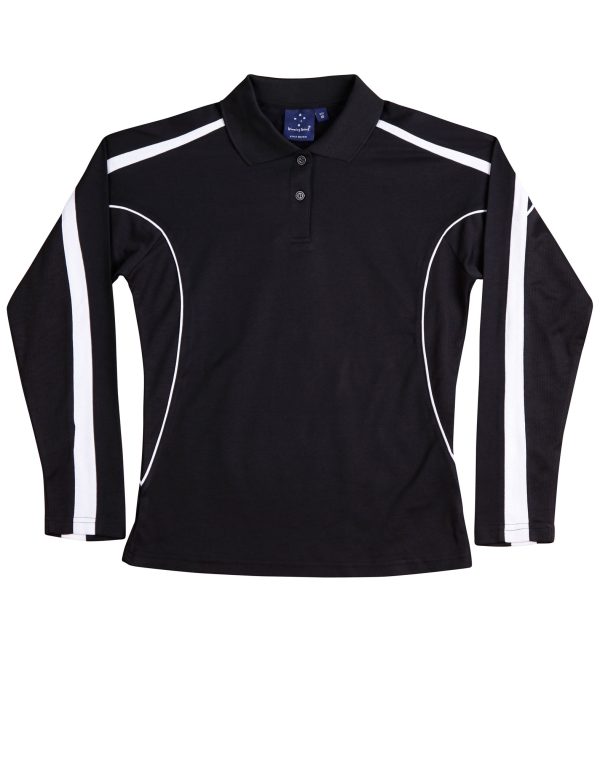 Ladies' TrueDry Long Sleeve Polo - Image 5