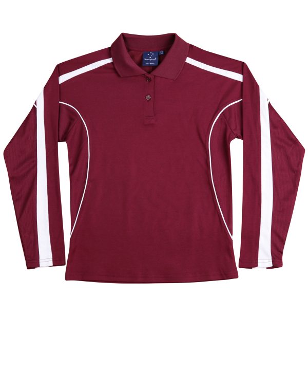 Ladies' TrueDry Long Sleeve Polo - Image 6