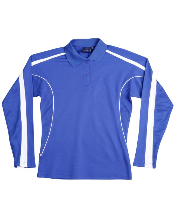 Ladies' TrueDry Long Sleeve Polo - Image 11